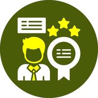 Promotion Glyph Two Color Style Sample Icon vector