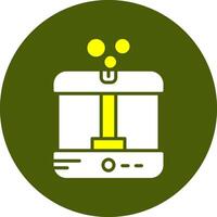 Humidifier Glyph Two Color Style Sample Icon vector