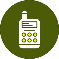 Baby monitor Glyph Two Color Style Sample Icon vector