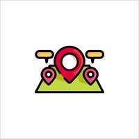 Location icon, location marker, location pin, location pin icon, location pin icon, location pin vector