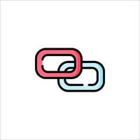 Link icon illustration vector