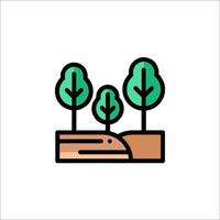 Tree icon, illustration vector