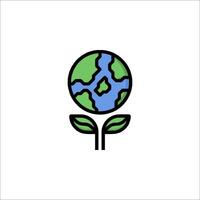 Earth globe icon, save the planet, save the earth, save the earth, save the earth vector