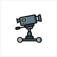 camera icon on white background vector