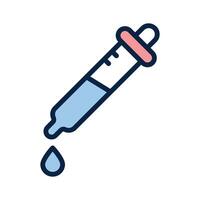 Dropper for precise application of essential oils vector