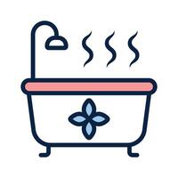 Get this creative icon of aroma bath in modern style vector