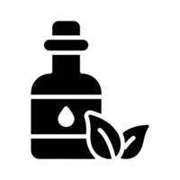 Take a look at this amazing icon of herbal oil in trendy style.. vector