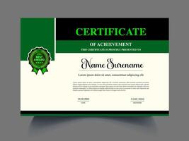 luxury Certificate design template vector