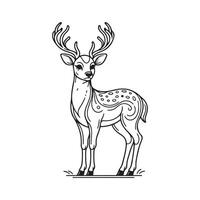 Deer Line Art Vectors Perfect for Modern and Minimal Branding