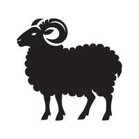 Sheep Silhouette Vectors Illustrations for Print, Packaging, and Branding