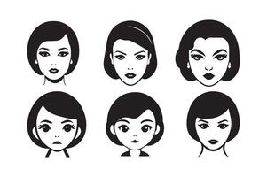 Creative Girl Vectors for Social Media and Web Graphics