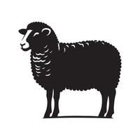 Rustic Sheep Silhouette Vectors for Art, Illustrations, and Branding