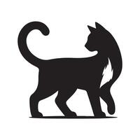 Creative Cat Silhouette Vectors for Digital Downloads and Printables