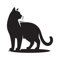Download Cat Silhouette Vectors for Website Header and Banner Graphics