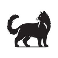 High-Resolution Cat Silhouette Vectors for Logo and Icon Design