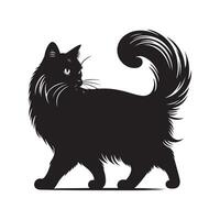 High-Quality Cat Silhouette Vectors for Custom Merchandise