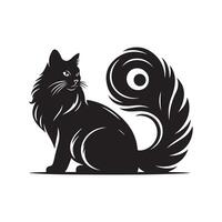 Creative Cat Silhouette Vectors for Digital Art Projects and Animation