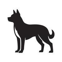 Dog Silhouette Vectors for Pet Lover Merchandise and Apparel