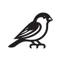 Bullfinch Silhouette Vectors for Unique and Minimalist Graphic Designs