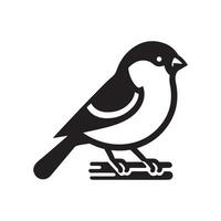 Elegant Bullfinch Silhouette Vectors for Nature-Inspired Design Projects
