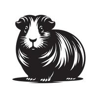 High-Quality Guinea Pig Silhouette Vectors for Logos and Website Designs