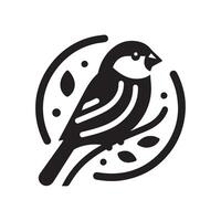 Bullfinch Silhouette Vectors Ideal for Nature and Forest-Themed Designs