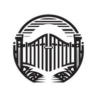 Download Sliding Gate Silhouette Vectors Files for Creative and Professional Projects