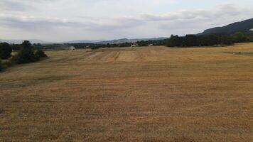 Farm Harvest Aerial View video