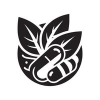 Medicine Icon Silhouette Vectors for Accurate and Informative Design Use