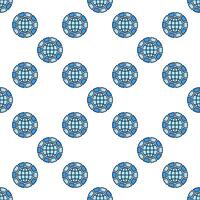 Global Multipolarity blue seamless pattern vector