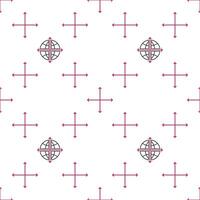 Multipolarity International Relations outline seamless pattern vector