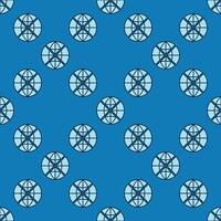 Global Multipolarity Globe blue seamless pattern vector