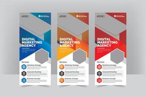 Simple Business Roll-Up Banner vector