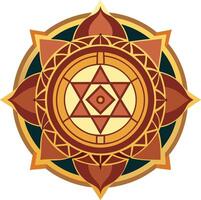 Mandala pattern design vector