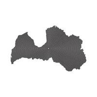 Latvia Map Illustration Icon Element Design vector