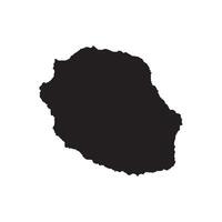 Reunion Map Icon design vector
