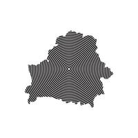 Belarus Map Icon Illustration Symbol Design vector
