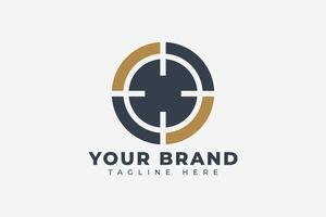 Circle Target Sign Logo Design Element vector