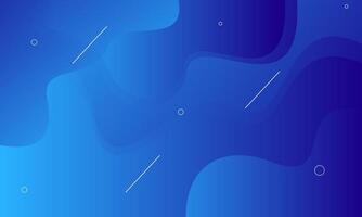 abstract blue gradient wave background vector
