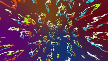 Movement of lines, Abstract presentation background. video