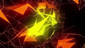 Abstract Wavy Plexus Background. video