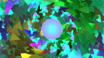 Abstract Rainbow Rotating Background. video