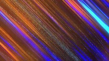 Animated Rainbow Particles and Lines Background. video