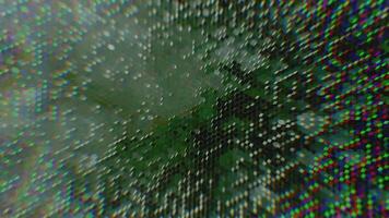 3D Animated Colorful Changing Hexagon Background 04. 4K video