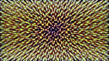 3D Animated Rainbow Particles And Lines Background. 4K video