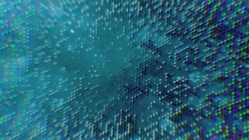 3D Animated Colorful Changing Hexagon Background 03. 4K video