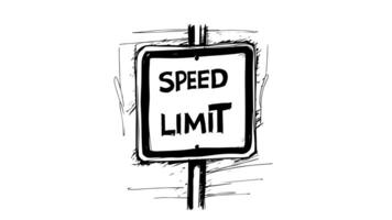 Animation forms a sketch of the top limit icon video