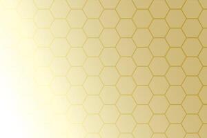 Geometric Background. Honeycomb pattern with hexagonal shapes and a yellow golden design resembling a beehive. vector