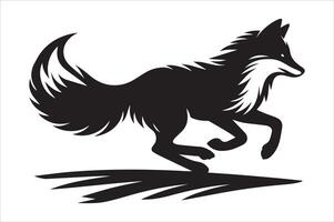 Fox Illustration simple art style free download vector