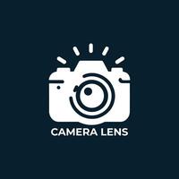 Modern Minimalistic Camera Logo simple vector